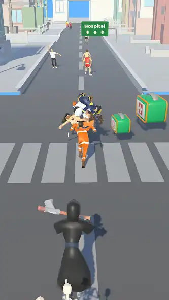 Play Paramedic run 3D as an online game Paramedic run 3D with UptoPlay