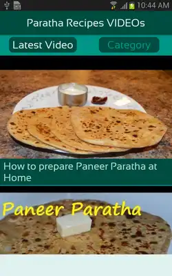 Play Paratha Recipes VIDEOs