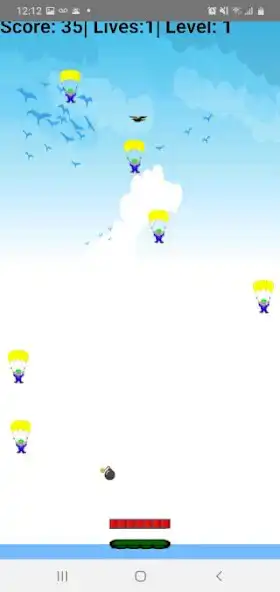 Play paratroopers as an online game paratroopers with UptoPlay