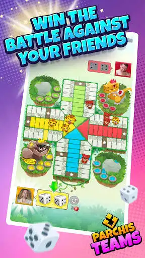 Play Parchis TEAMS board games  and enjoy Parchis TEAMS board games with UptoPlay
