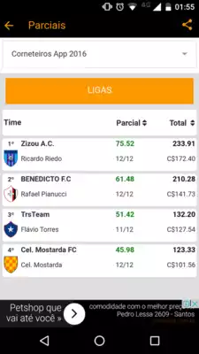 Play Parciais Cartoleiros 2017 Play Parciais Cartoleiros 2017