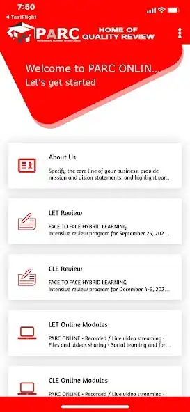 Play PARC ONLINE REVIEW APP  and enjoy PARC ONLINE REVIEW APP with UptoPlay