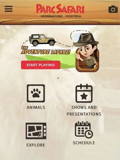 Play APK Parc Safari - Hemmingford, QC  and enjoy Parc Safari - Hemmingford, QC with UptoPlay com.reatinos.parcsafari