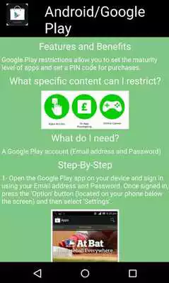 Play parental control
