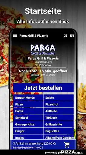 Play Parga Grill - Pizzeria Paderborn as an online game Parga Grill - Pizzeria Paderborn with UptoPlay