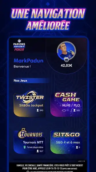 Play Parions Sport Poker En Ligne  and enjoy Parions Sport Poker En Ligne with UptoPlay