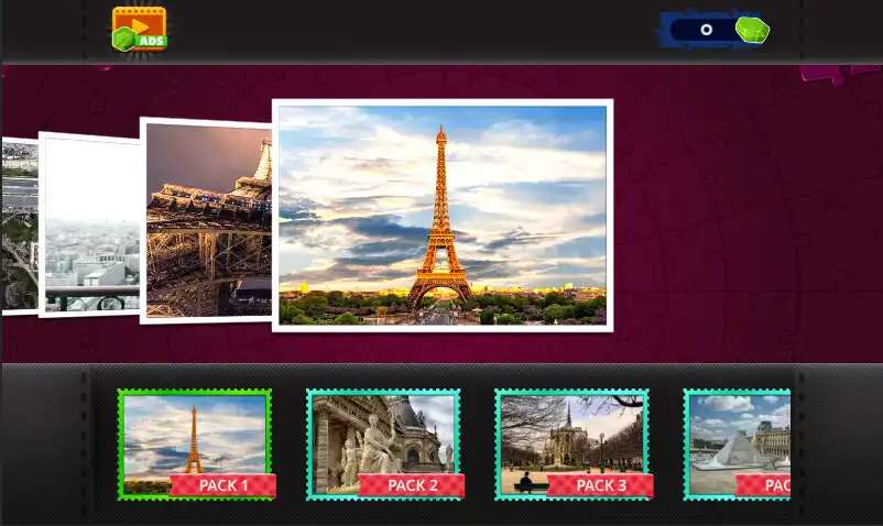 Play Paris Jigsaw - Puzzles Game as an online game Paris Jigsaw - Puzzles Game with UptoPlay