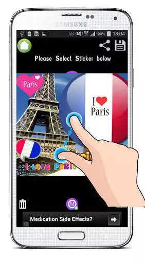 Play APK Paris Sticker Photo : France  and enjoy Paris Sticker Photo : France with UptoPlay sticker.france.paris