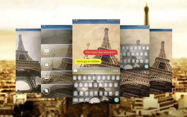 Play Paris theme for kika keyboard Play Paris theme for kika keyboard