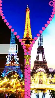 Play Paris Zipper Lockscreen GO