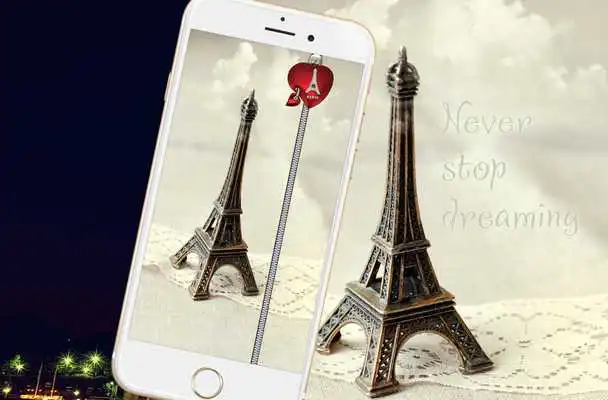 Play Paris Zipper Lock Screen Plus