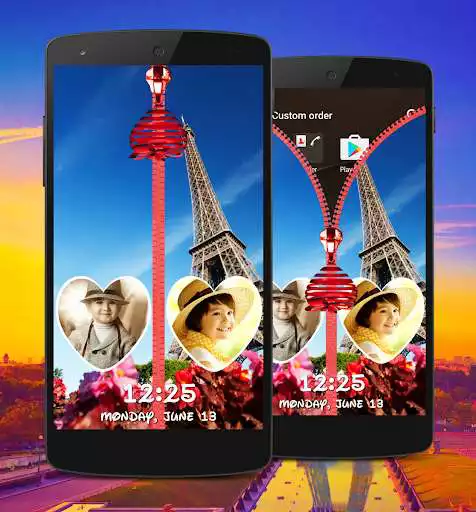 Play Paris Zipper Lock Screen Play Paris Zipper Lock Screen