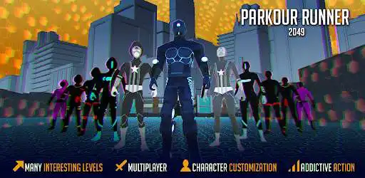 Play Parkour 3D Robot Runner 2049  and enjoy Parkour 3D Robot Runner 2049 with UptoPlay