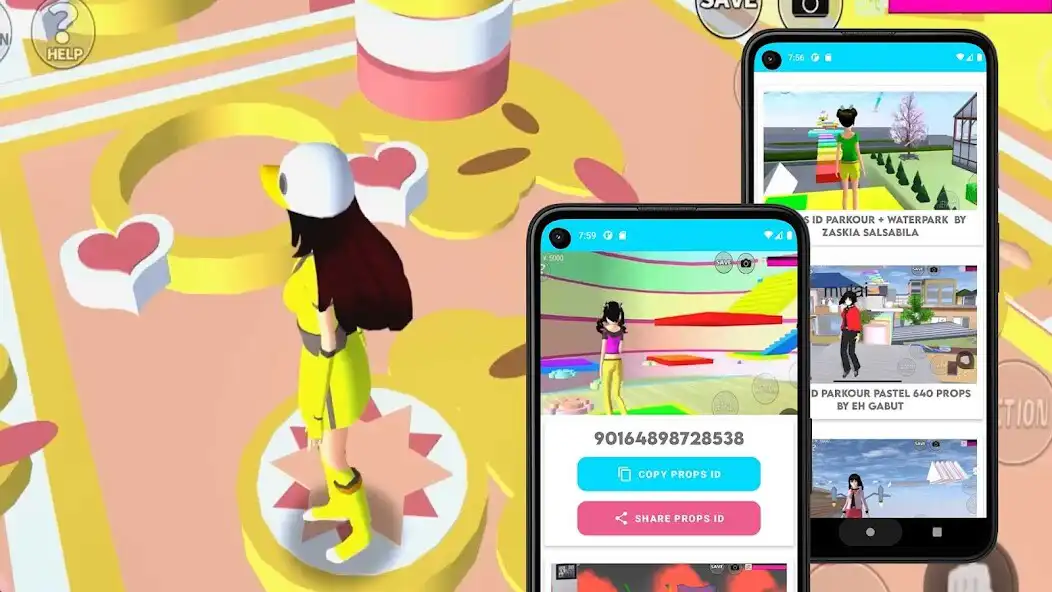 Play Parkour Aesthetic ID Sakura  and enjoy Parkour Aesthetic ID Sakura with UptoPlay