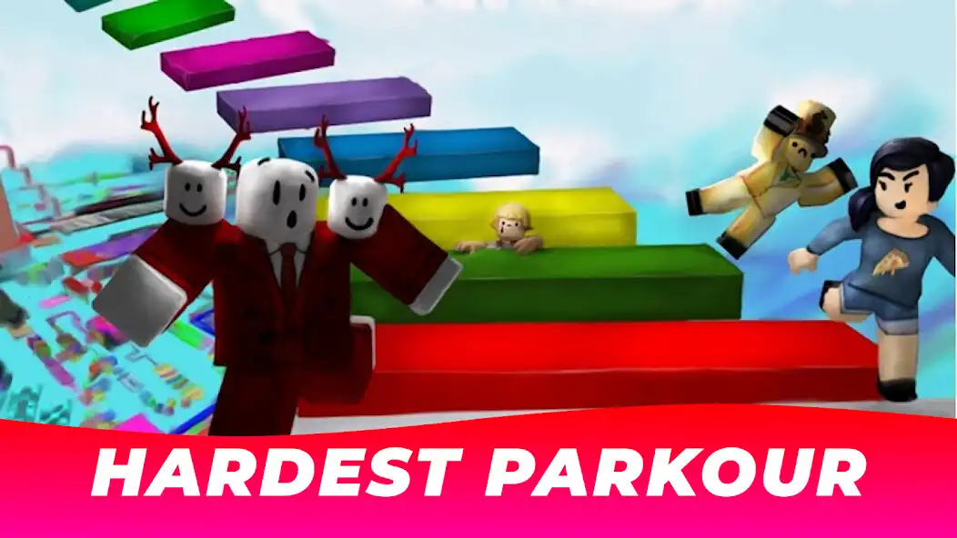 Play Parkour Challenge for Roblox as an online game Parkour Challenge for Roblox with UptoPlay