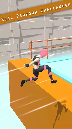 Play PARKOUR EDGE 3D as an online game PARKOUR EDGE 3D with UptoPlay