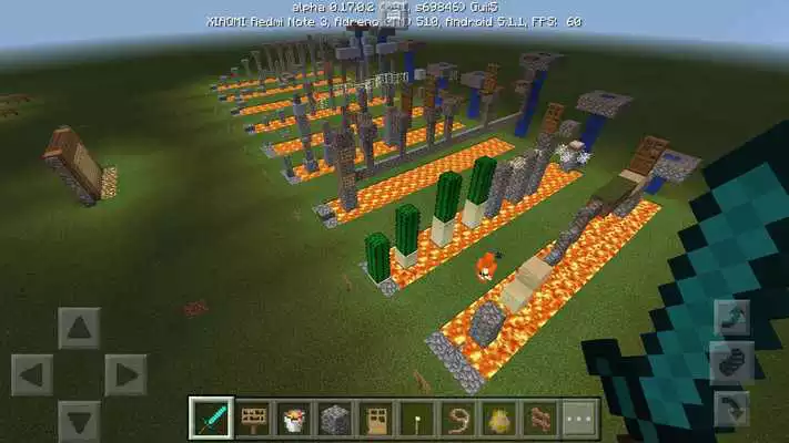 Play Parkour levels. MCPE map