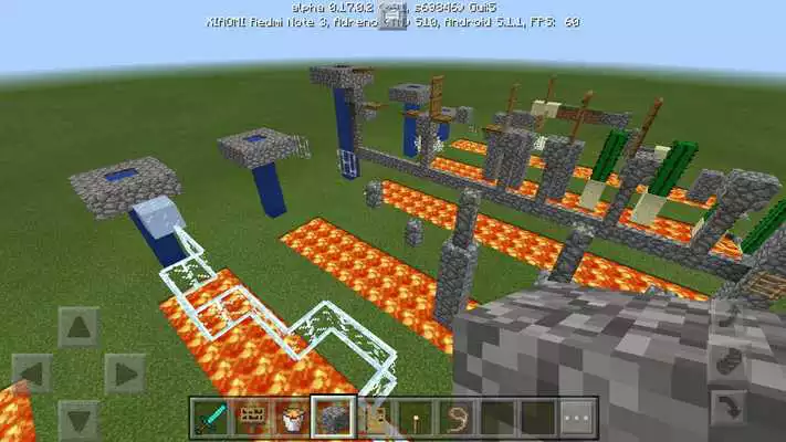 Play Parkour levels. MCPE map