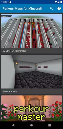 Play Parkour Maps for Minecraft as an online game Parkour Maps for Minecraft with UptoPlay