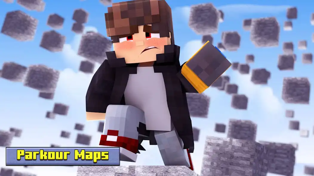 Play Parkour maps - spiral  rooms as an online game Parkour maps - spiral  rooms with UptoPlay