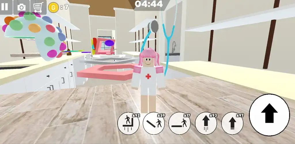 Play Parkour on hospital obby as an online game Parkour on hospital obby with UptoPlay