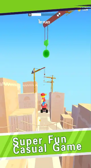 Play Parkour Race-Swinging Run game  and enjoy Parkour Race-Swinging Run game with UptoPlay