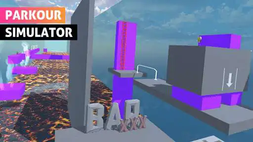 Play Parkour run simulator 3d: bunny hop, backflip go  and enjoy Parkour run simulator 3d: bunny hop, backflip go with UptoPlay