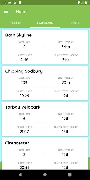 Play parkrunner: weekly 5k results as an online game parkrunner: weekly 5k results with UptoPlay