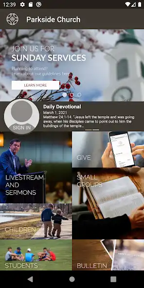 Play Parkside Church as an online game Parkside Church with UptoPlay