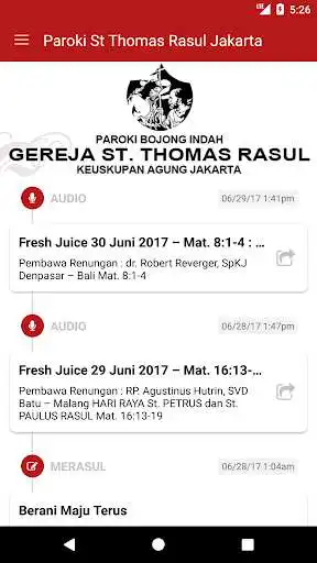 Play Paroki Santo Thomas Rasul