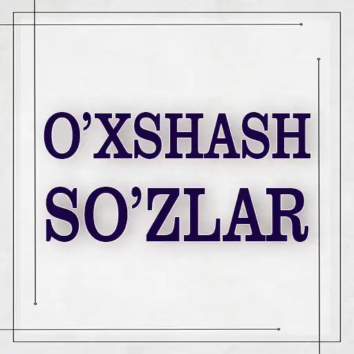 Play Paronimlar lugati APK