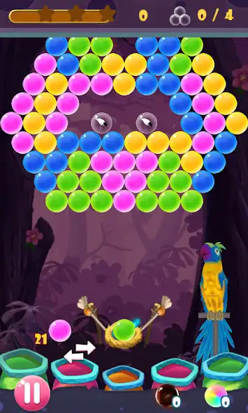 Play Parrot Bubble as an online game Parrot Bubble with UptoPlay
