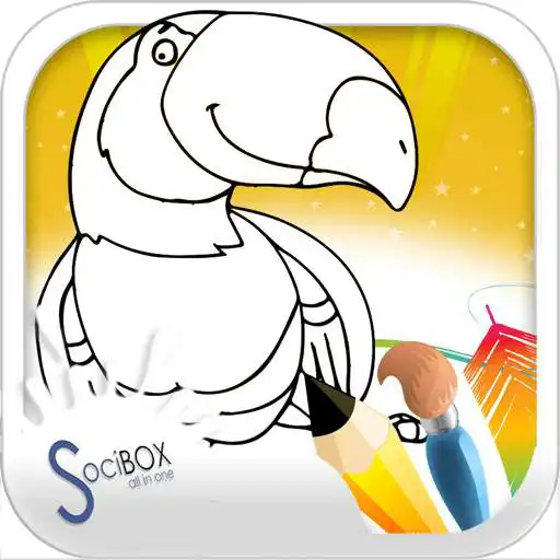 Free play online parrot coloring book  APK