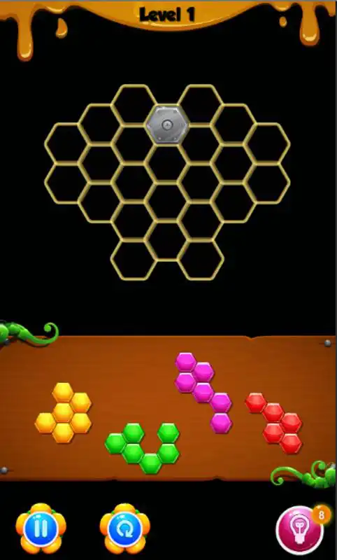 Play Parrot Hexagon Puzzle