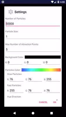 Play Particles Flow - Live Responsive Wallpaper
