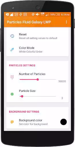 Play Particles Fluids Galaxy LWP  and enjoy Particles Fluids Galaxy LWP with UptoPlay