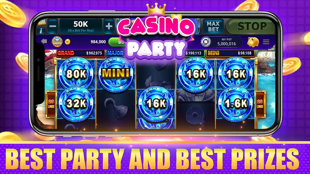 Play Party Casino Slots Games as an online game Party Casino Slots Games with UptoPlay
