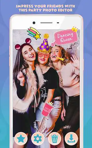 Play APK Party Photo Stickers  and enjoy Party Photo Stickers with UptoPlay com.PartyPhotoStickersOS