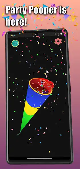 Play Party Popper Confetti Cannon as an online game Party Popper Confetti Cannon with UptoPlay