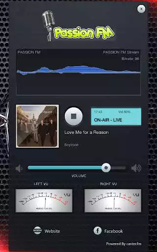Play PASSION FM as an online game PASSION FM with UptoPlay