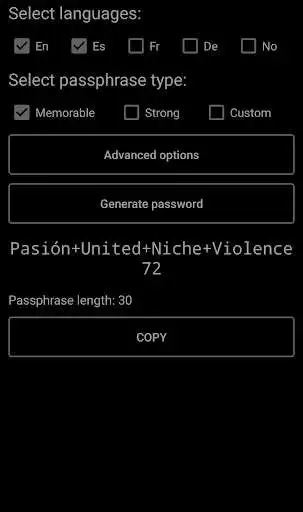 Play Passphrase Generator as an online game Passphrase Generator with UptoPlay