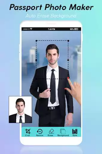 Passport Size Photo Maker photo editor online game with UptoPlay