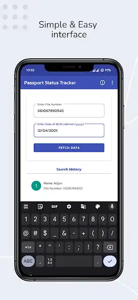 Play Passport Status Tracker as an online game Passport Status Tracker with UptoPlay
