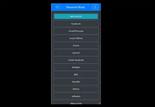 Play Password Book as an online game Password Book with UptoPlay