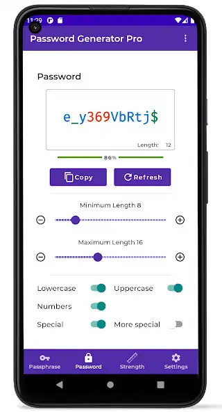 Play Password Generator Pro as an online game Password Generator Pro with UptoPlay