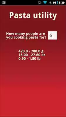 Play Pasta and recipes utilities