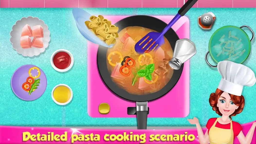 Play Pasta Cooking Home Chef Game as an online game Pasta Cooking Home Chef Game with UptoPlay