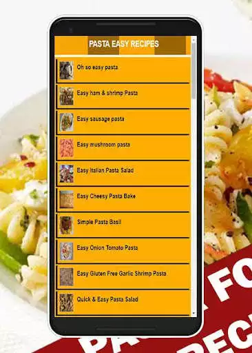 Play Pasta Easy Recipes  and enjoy Pasta Easy Recipes with UptoPlay