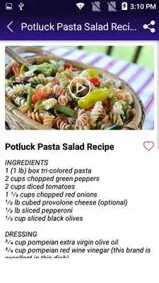 Play Pasta Salad Recipe