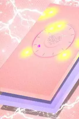 Play Pastel Colored Live Clock Wallpaper